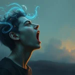 Person yawning demonstrating the universal reflex and biological mystery